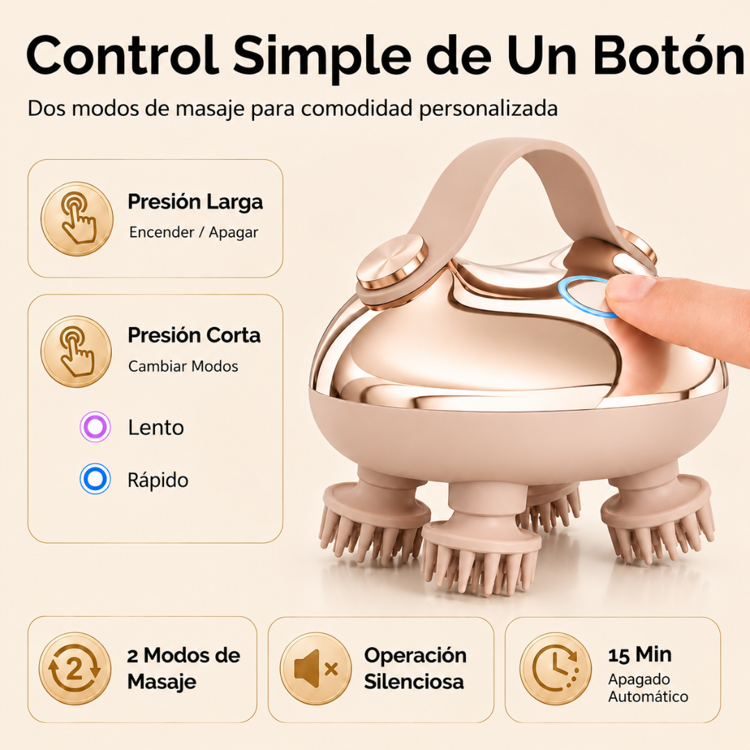 Masajeador Eléctrico para Cuero Cabelludo